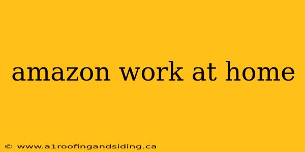 amazon work at home