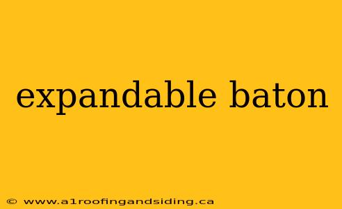 expandable baton