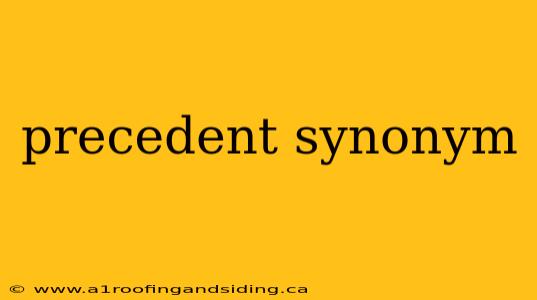 precedent synonym
