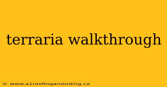 terraria walkthrough