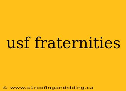 usf fraternities